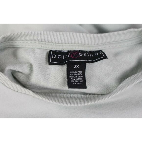 ladies polly& esther sweat shirt size 2X - Picture 4 of 4
